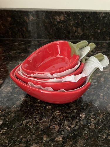 ASHLAND STRAWBERRY CERAMIC MEASURING CUPS - photo 2