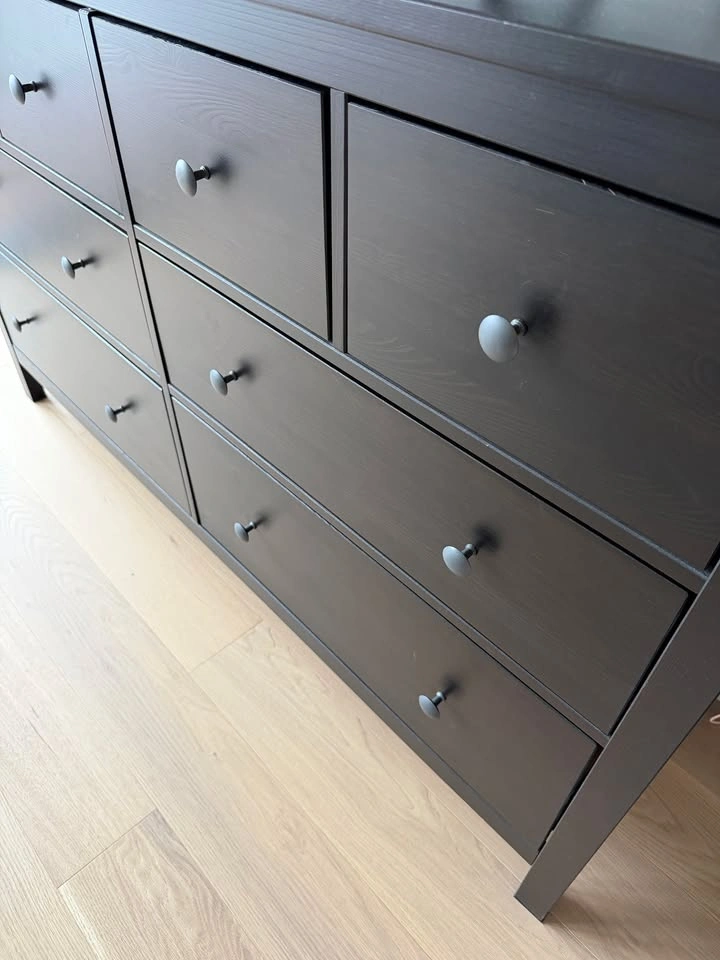 IKEA GULLABERG 8-Drawer Chest – Black – Great Condition - photo 5