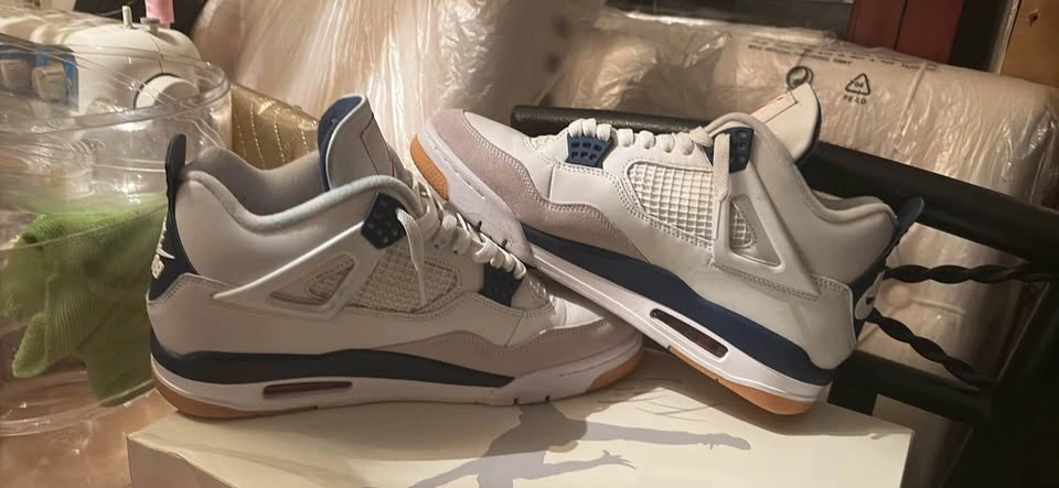 Jordan 4 navy blue sb - photo 2