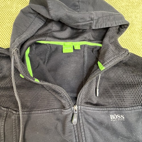 BOSS Hugo Boss Men's XXL Saggy 1 Black Full Zip Hoodie - photo 3