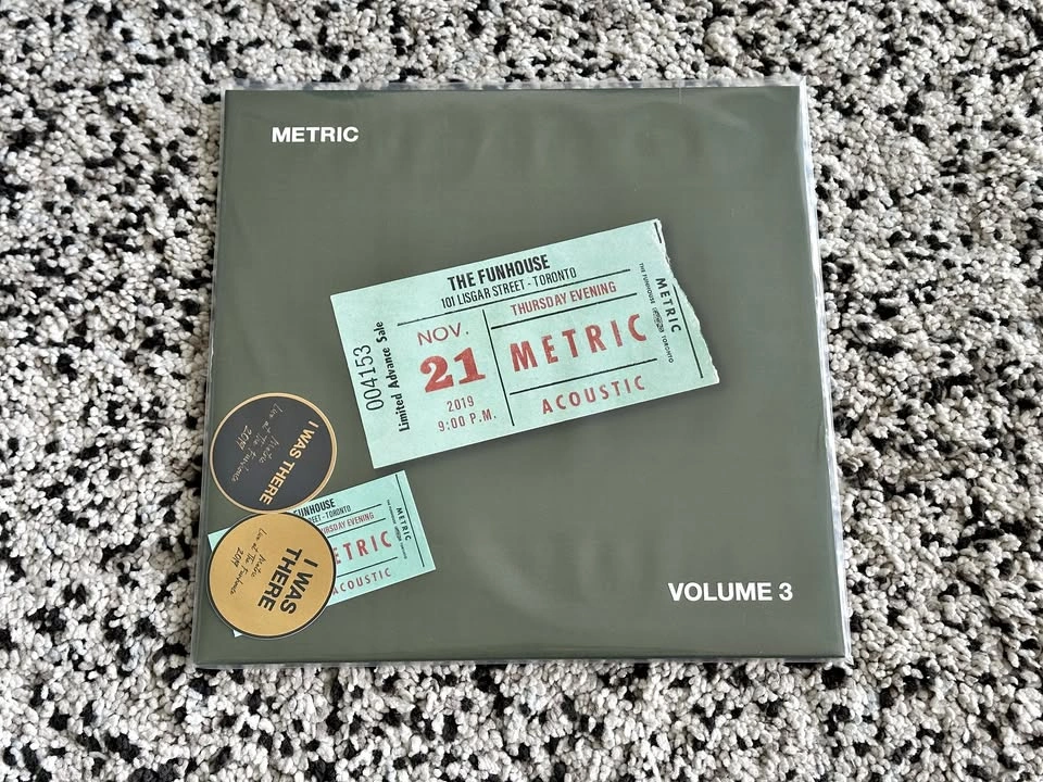Metric – Live At The Funhouse Vol. 3 Limited Edition Vinyl