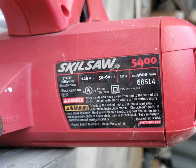 SKILSAW 5400 Circular Saw - photo 3