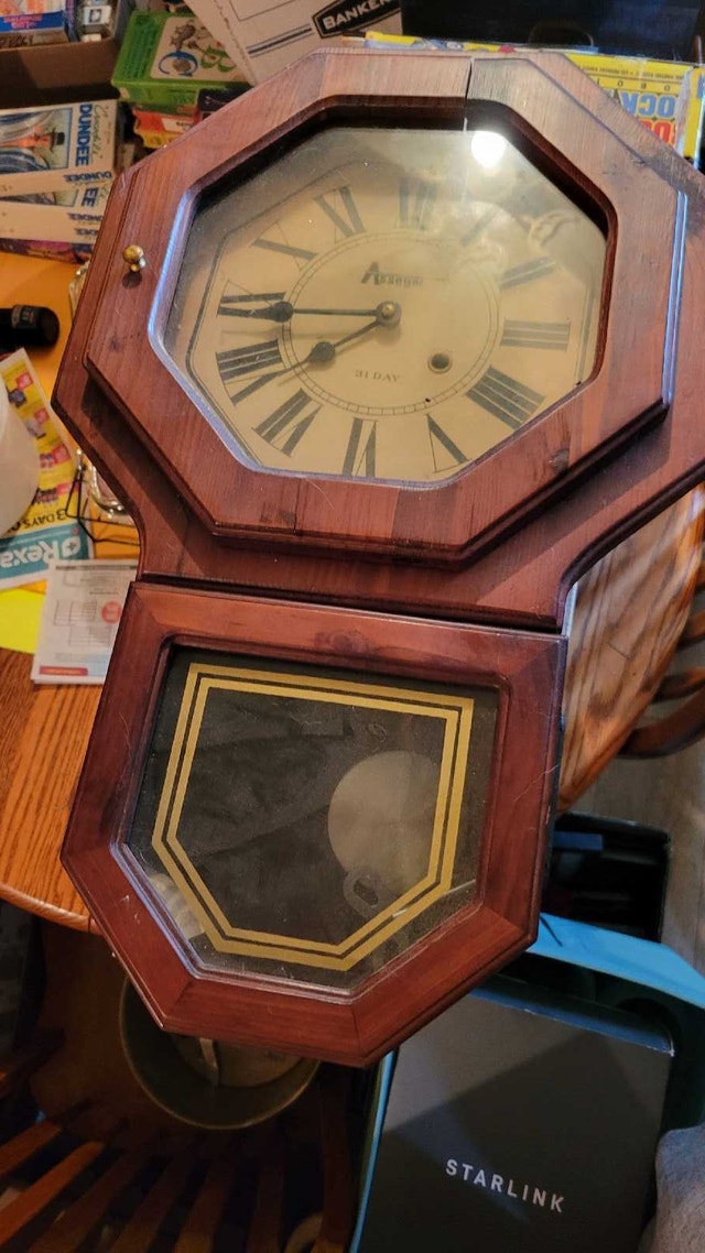 Vintage Assegai 31 Day Wall Clock