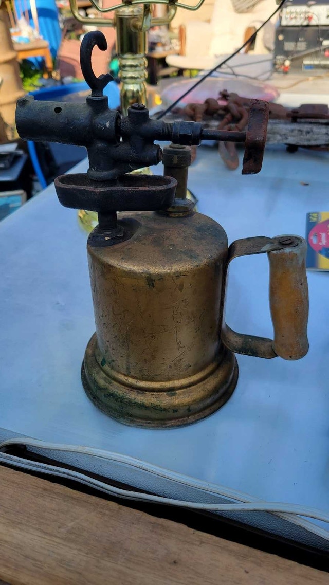 Vintage Brass Blow Torch