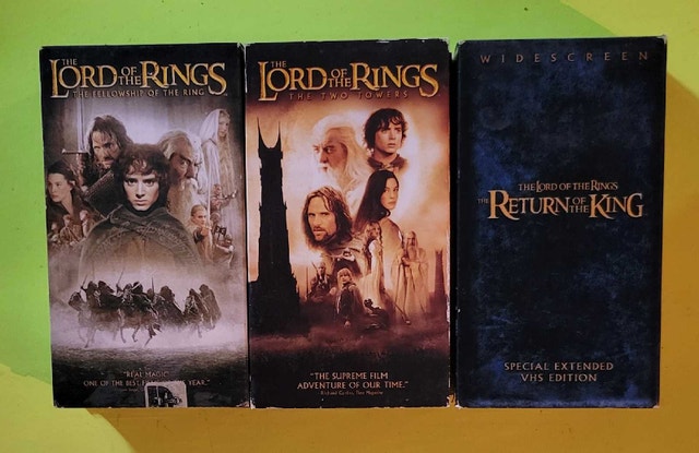 The Lord of the Rings VHS Trilogy