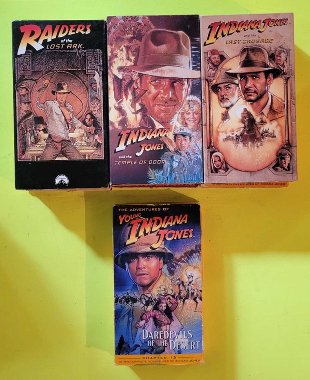 Indiana Jones VHS Collection