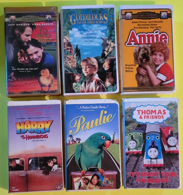 VHS Kids/family movies