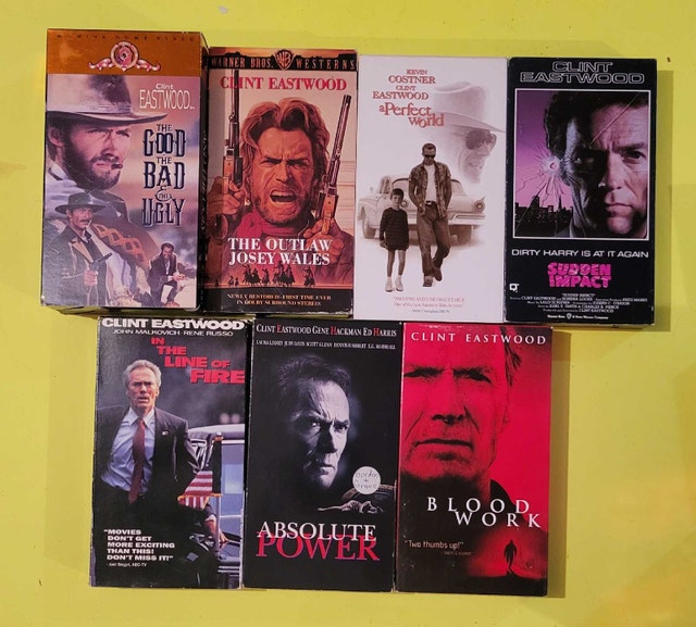 Clint Eastwood VHS Collection