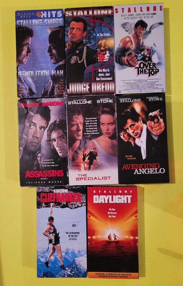 Sylvester Stallone VHS Collection - photo 2