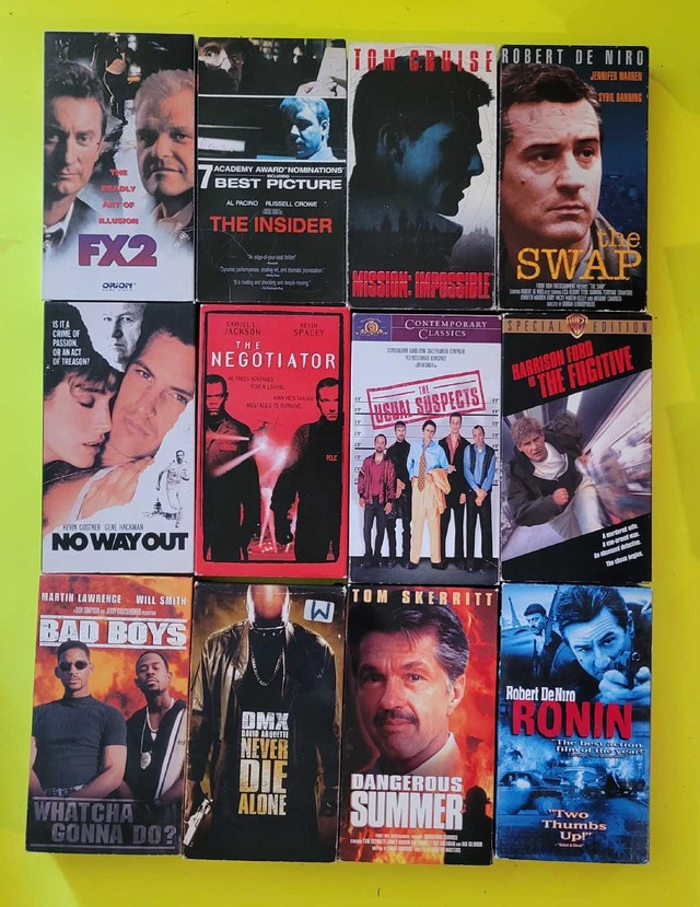 Action VHS Movies
