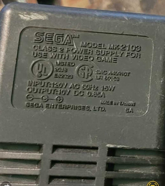 Sega Genesis Power Supply - photo 2