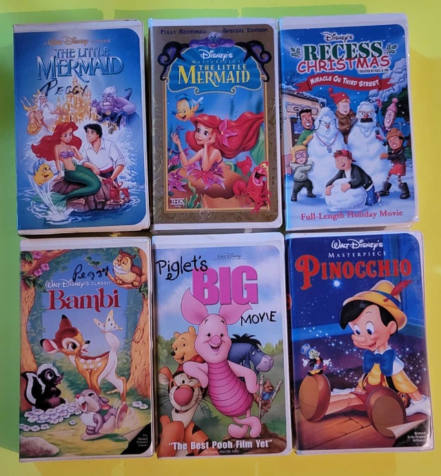 VHS Disney movies