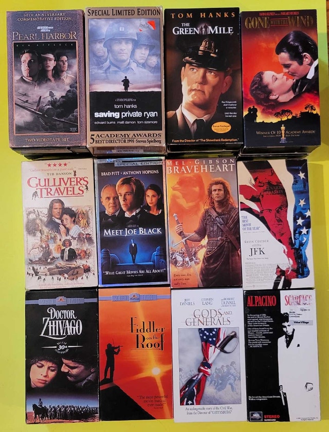 VHS movies set in the old days