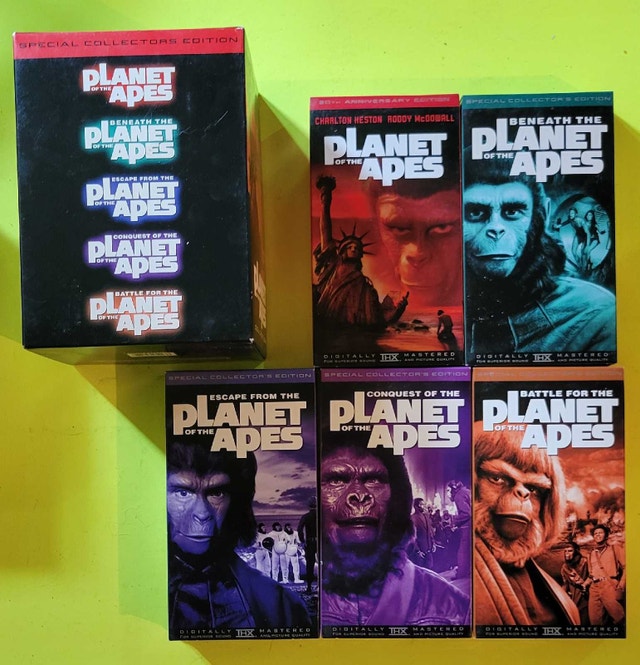 Planet of the Apes Special Collectors Edition VHS Box Set