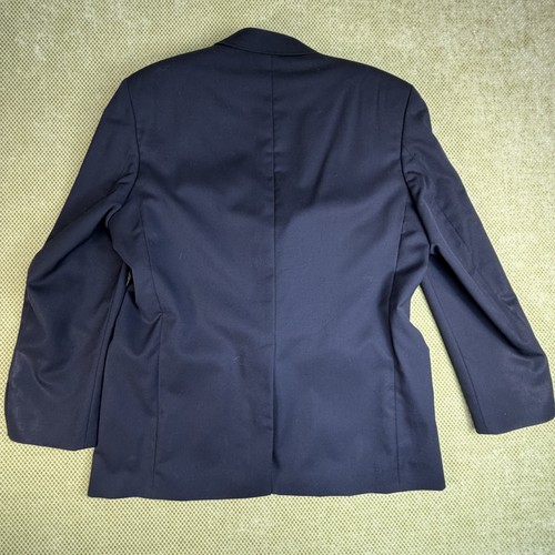 Tip Top Tailors Men's Navy Two Button Blazer Suit Jacket - photo 2