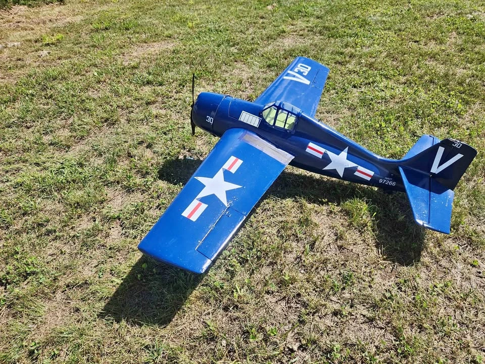 1500mm fiberglass Grumman F4F Wildcat RC Airplane