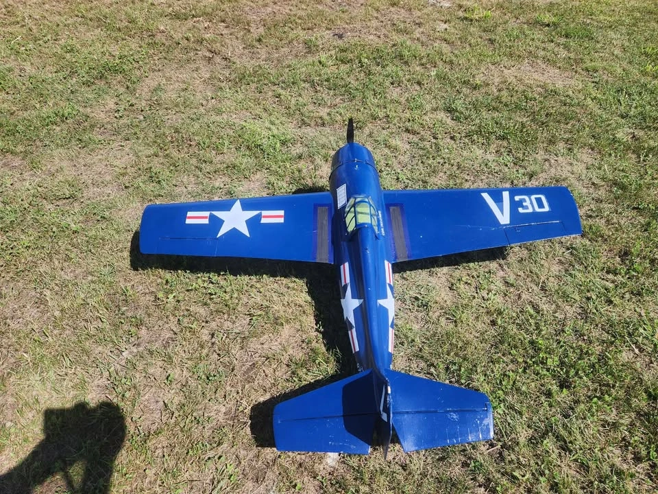 1500mm fiberglass Grumman F4F Wildcat RC Airplane - photo 2