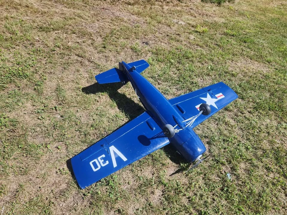 1500mm fiberglass Grumman F4F Wildcat RC Airplane - photo 5