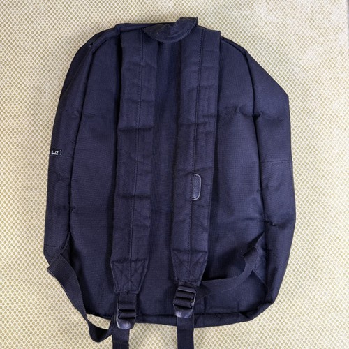 Herschel Supply Co Backpack Black Red Stripe Lining Front Zip Po - photo 2
