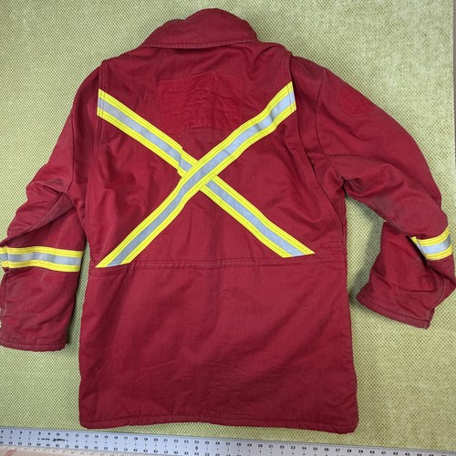 Actionwest FR HRC 4 Arc Flash Coat Mens 42 Red ATPV 41.8 Cal - photo 2