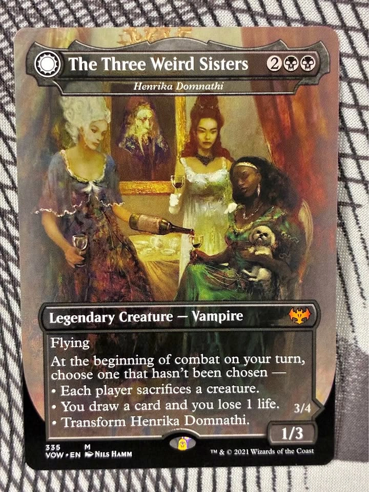 The Three Weird Sisters (Henrika Domnathi) MTG Card