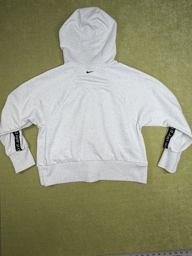 Nike Dri-FIT Women's M Full Zip Hoodie Grey Just Do It Logo - photo 2