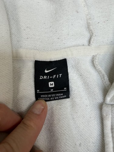 Nike Dri-FIT Women's M Full Zip Hoodie Grey Just Do It Logo - photo 3
