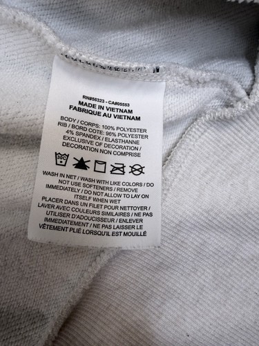 Nike Dri-FIT Women's M Full Zip Hoodie Grey Just Do It Logo - photo 4
