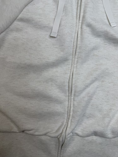 Nike Dri-FIT Women's M Full Zip Hoodie Grey Just Do It Logo - photo 5