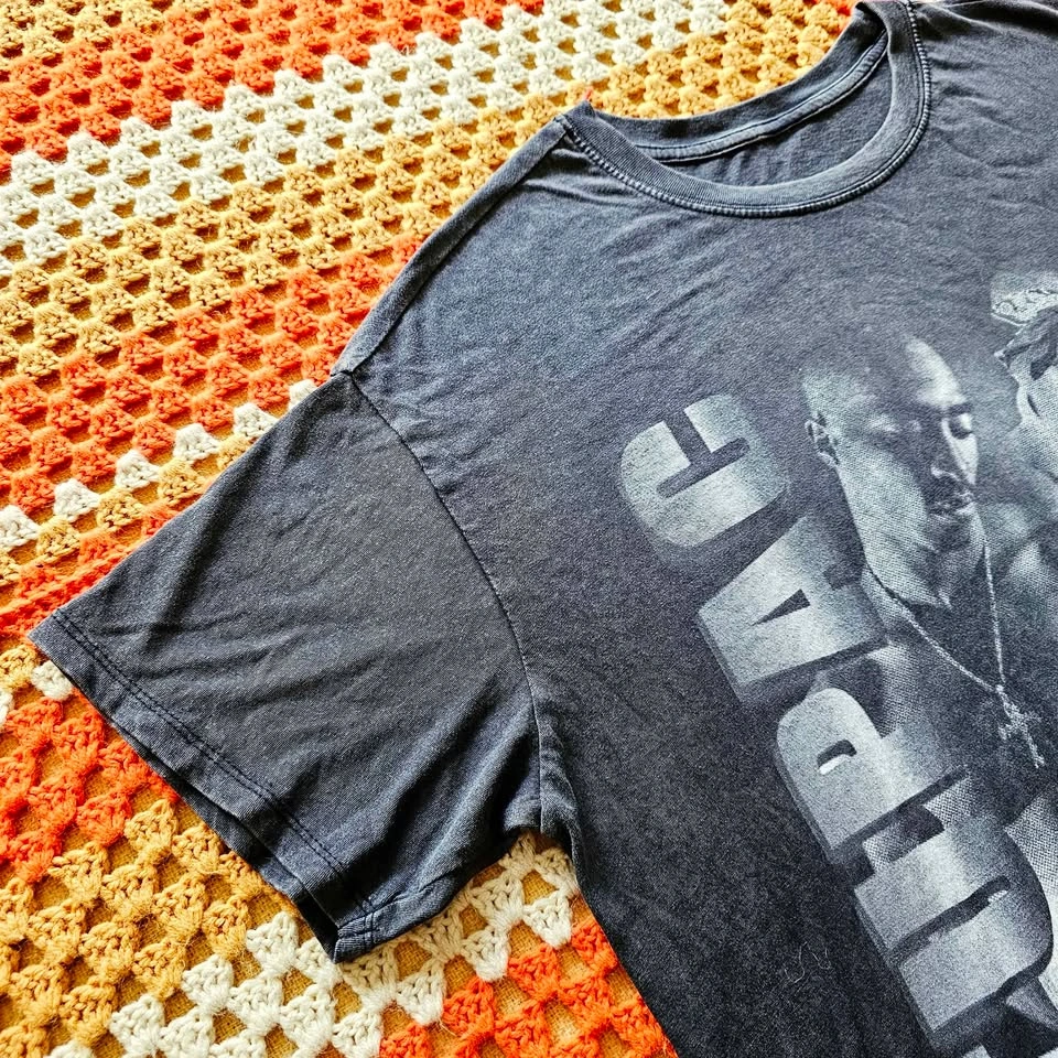 Tupac Womens Boxy Fit All Eyez On Me Graphic Tshirt - photo 3