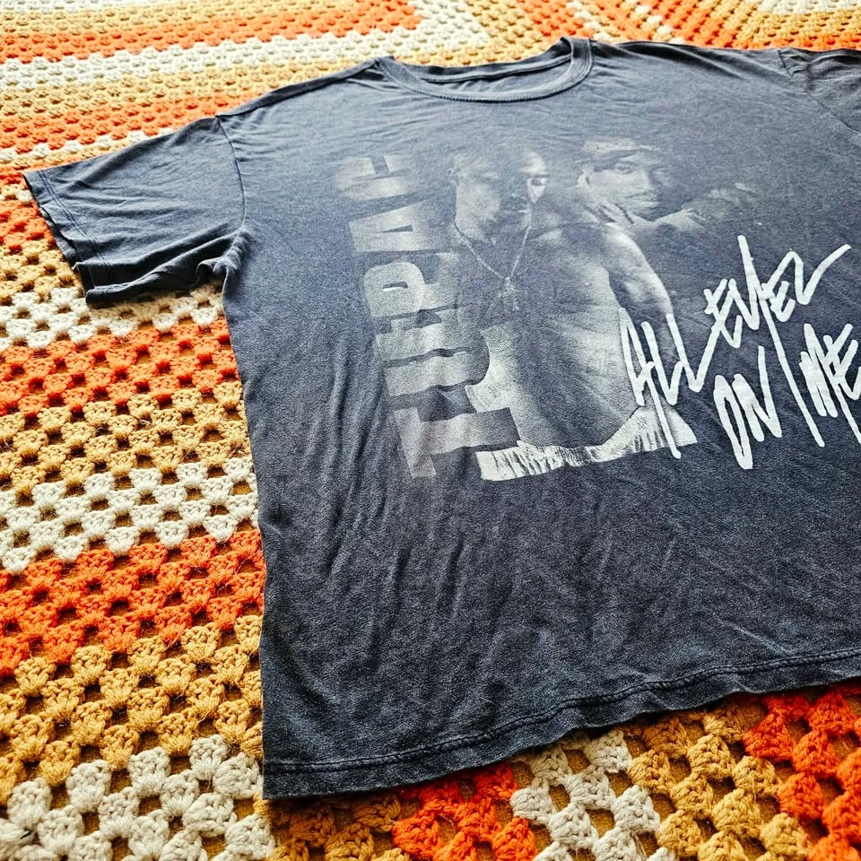 Tupac Womens Boxy Fit All Eyez On Me Graphic Tshirt - photo 4