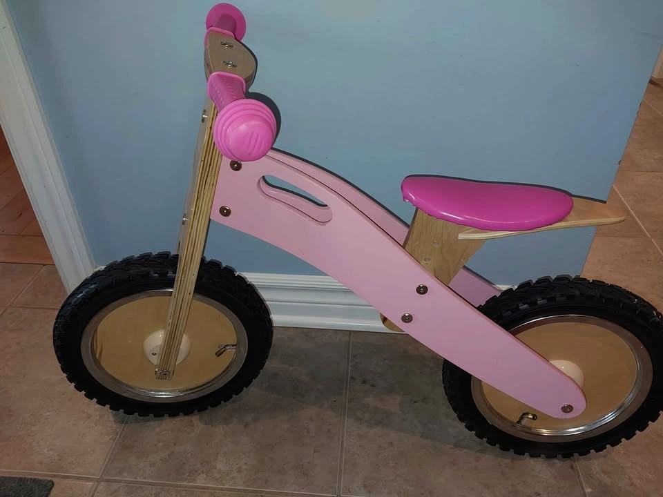 Smart Gear Pink Wood Kids Balance Bike - photo 2