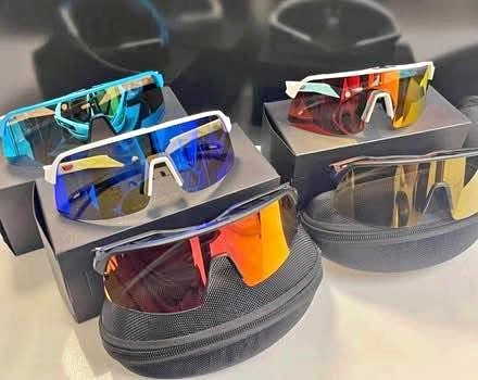 Sports Sunglasses: Cycling/Baseball/Softball + Lenses & Case