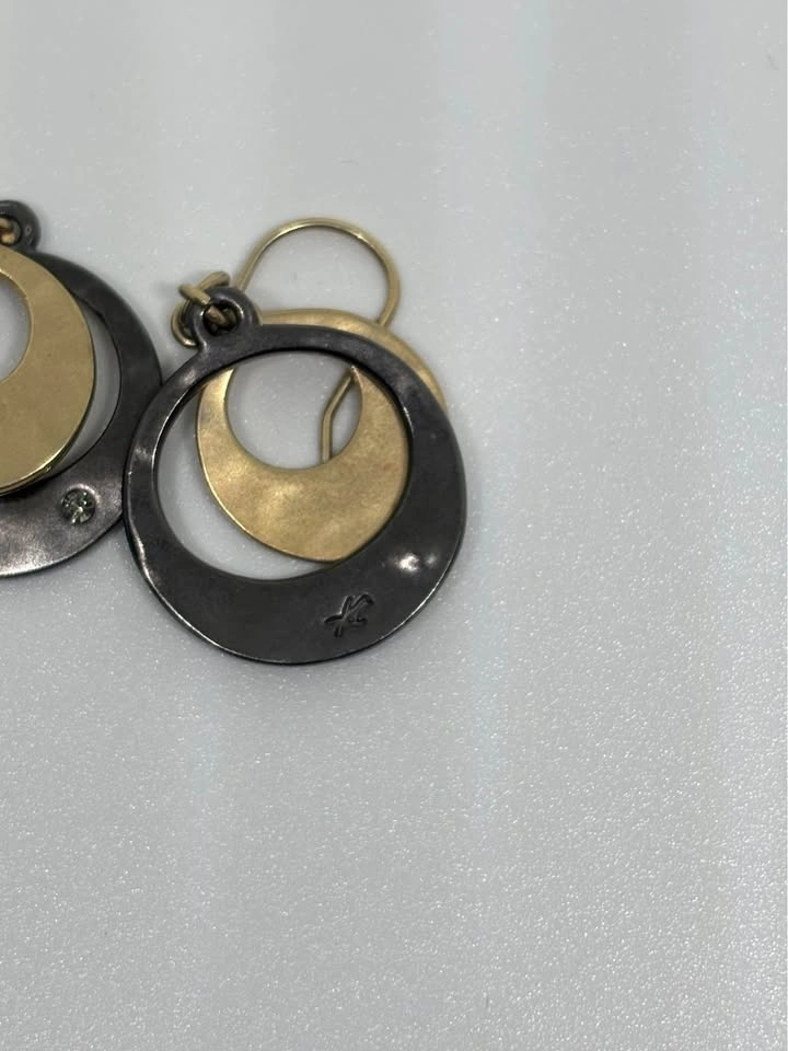 Kenneth Cole Two-Tone Circle Drop Earrings - photo 2