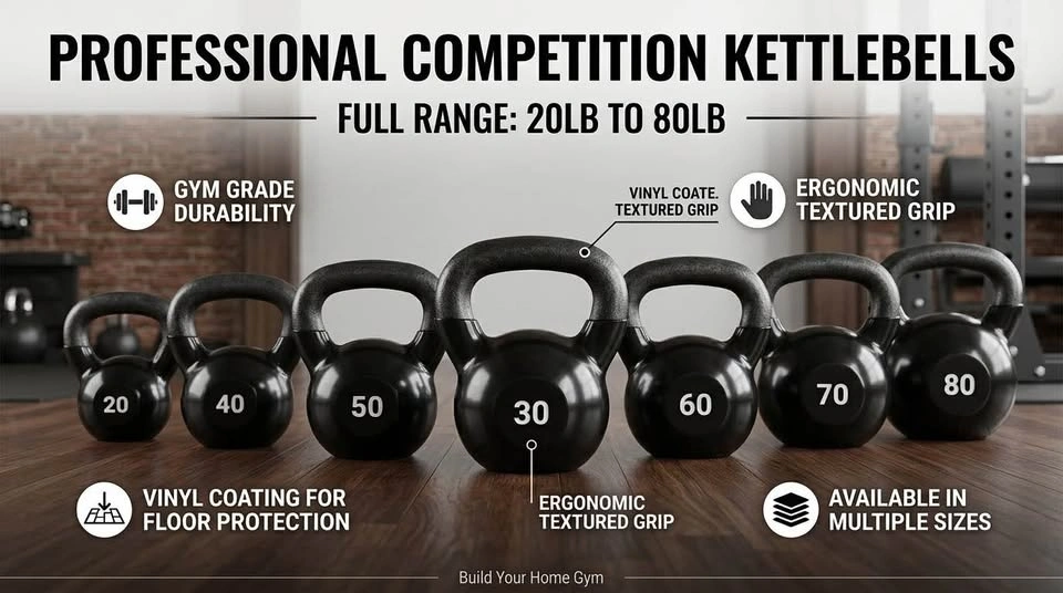 Kettlebell 30 lbs Vinyl Covered - photo 3