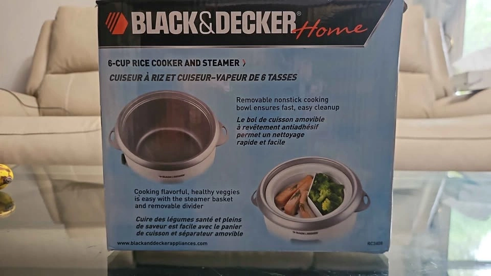NEW Black and Decker Rice Cooker and Steamer - photo 2
