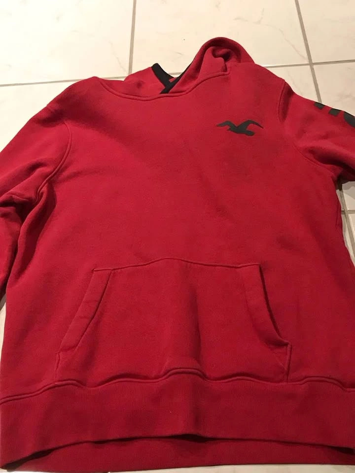 Small Sized Red Hollister Hoodie