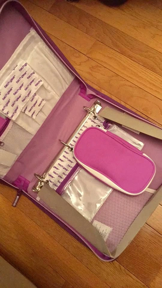 Brand New Tech Gear Binder with Pencil Case