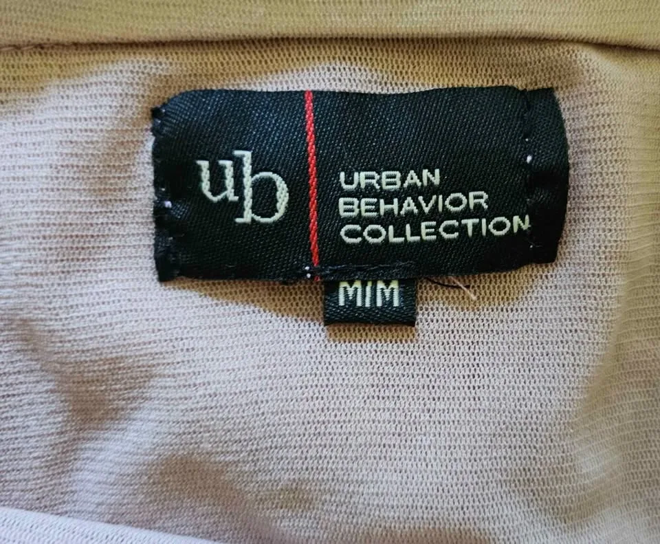 Vintage Urban Behavior Dusty Pink Sequin Beaded Skirt - M - photo 3