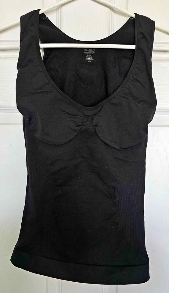 Solutions That Fit Women's Black Seamless Shaping Camisole -Size