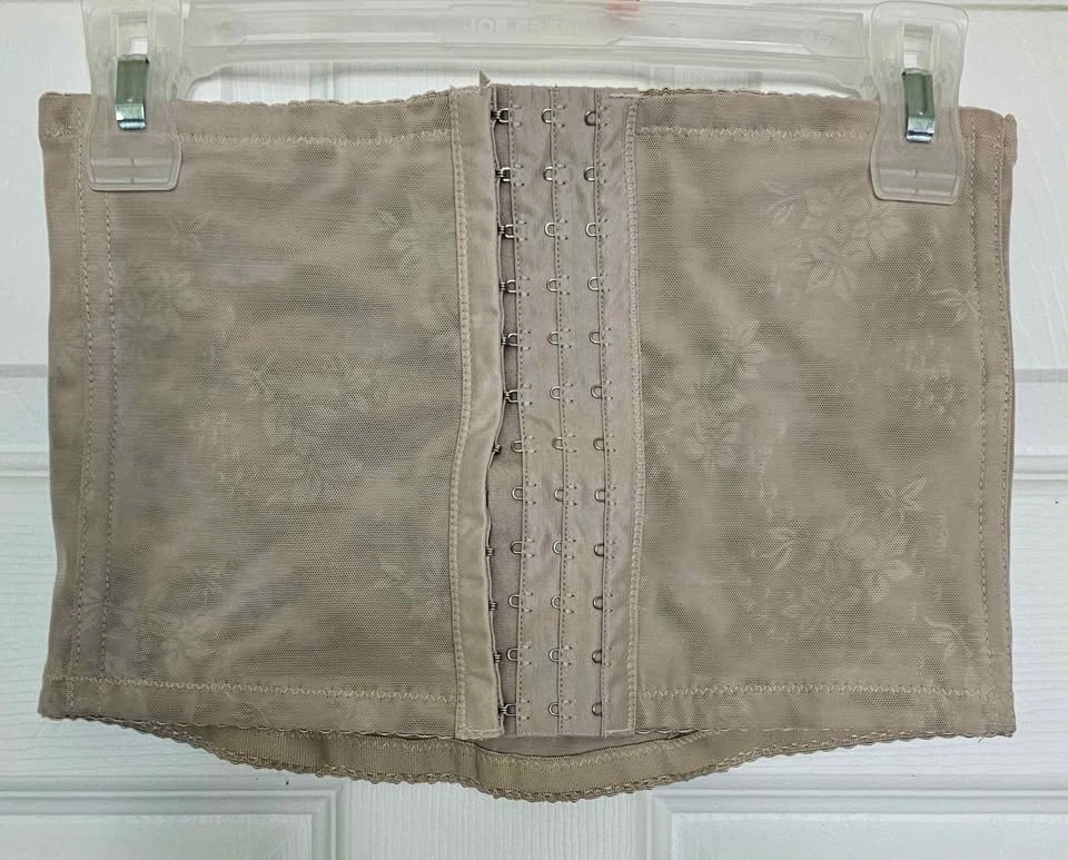 Women's Nude Floral Lace Corset Waist Shapewear Cincher - photo 2