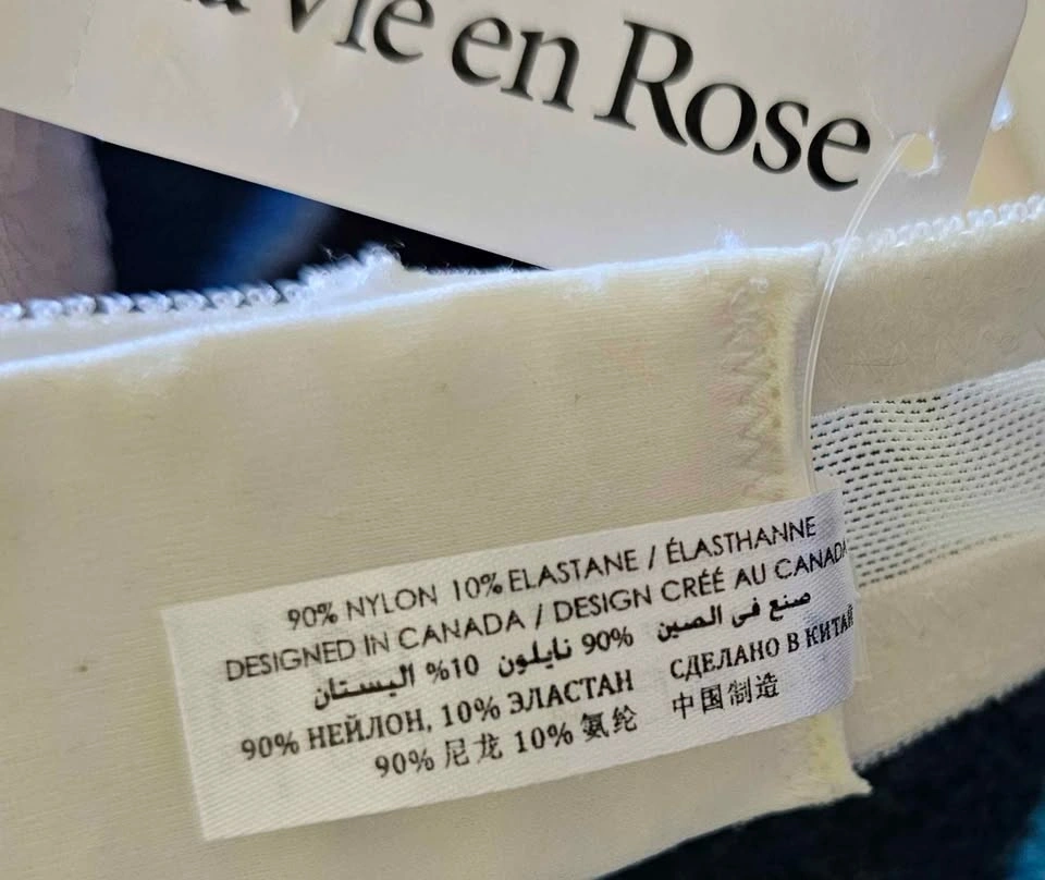 BNWT la Vie en Rose Women's Floral Lace Push-Up Bra - Size 38B - photo 3
