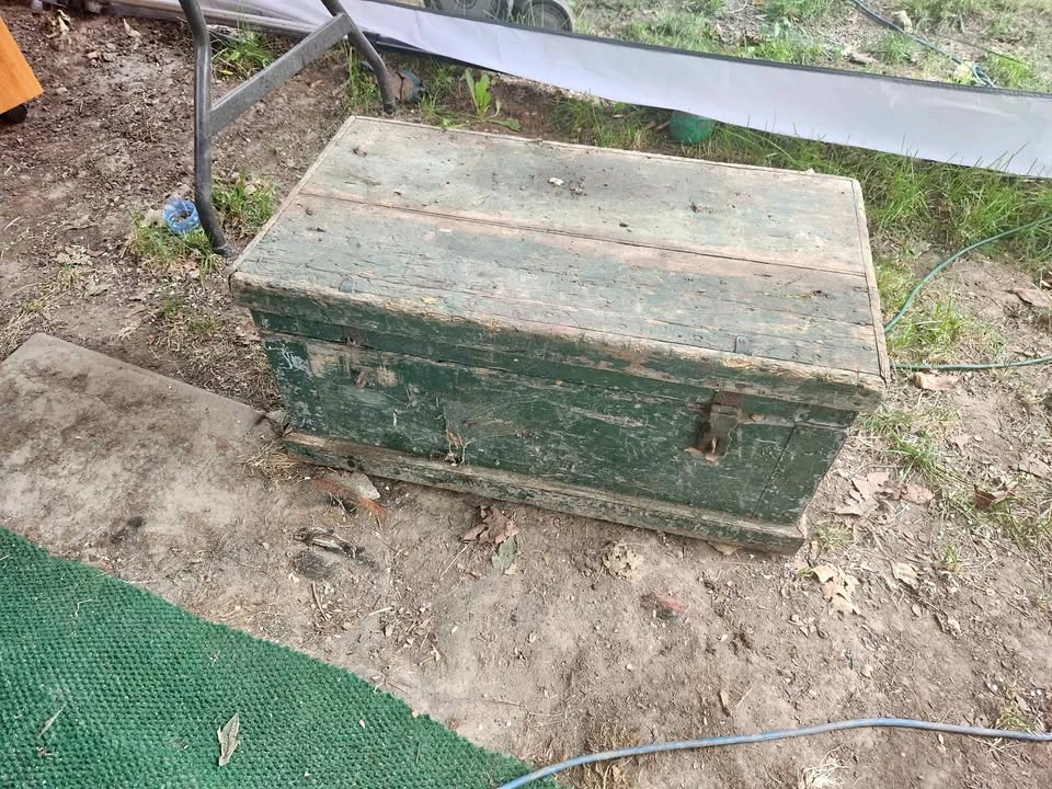 Ww1 foot locker box