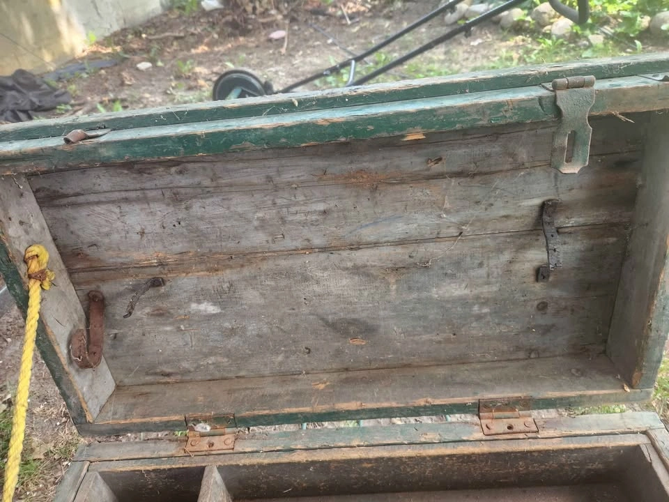 Ww1 foot locker box - photo 2