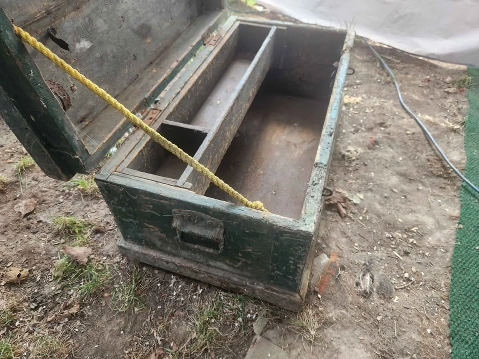 Ww1 foot locker box - photo 3