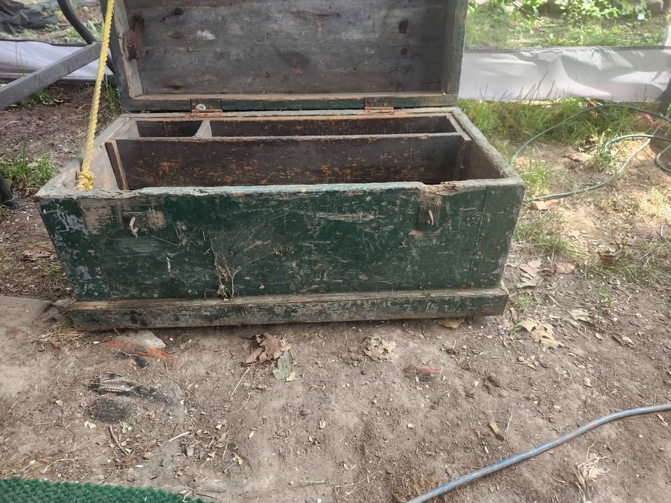 Ww1 foot locker box - photo 4