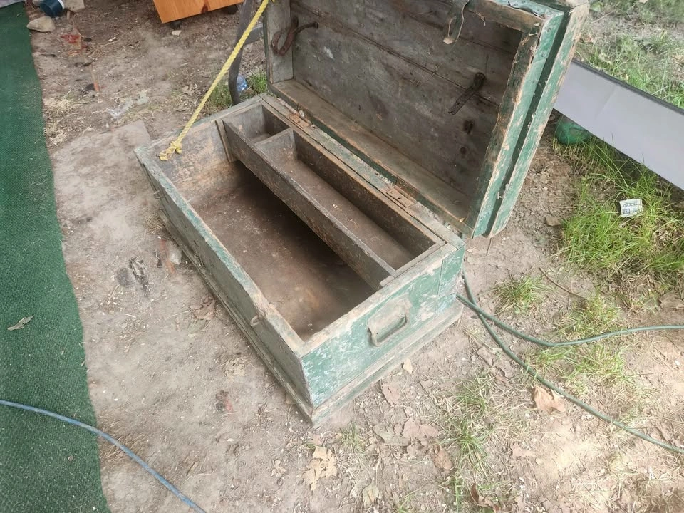 Ww1 foot locker box - photo 5