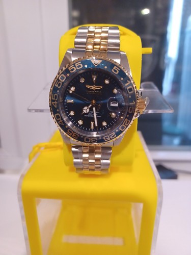 Invicta Men's Watch Gold and Silver Bracelet Model# 37164