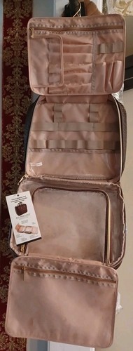 Travel Makeup And Cosmetic Weekender Bag With Hanging Hook - photo 2