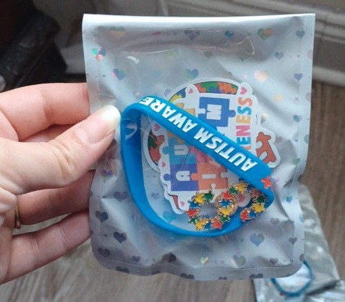 Autism Awareness Handmade Bundle Set with Infinity Pin - photo 2